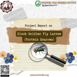 Black Soldier Fly Larvae (Protein Sources) Production Rate – 9500 Kg/Year (Yield for Five (5) Larval Cycles per Year)