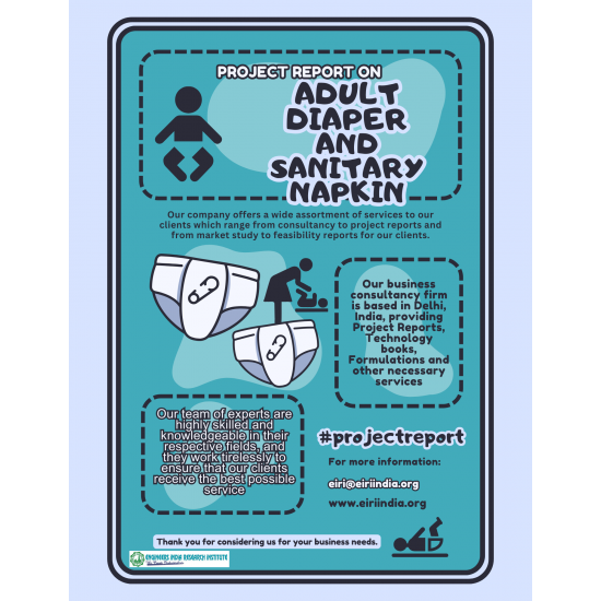 Sanitary Napkin (Cap: 24,00,000 Pieces/Day) and Adult Diaper (Cap: 2,40,000 Pieces/Day) Sanitary Napkin (Cap: 24,00,000 Pieces/Day) and Adult Diaper (Cap: 2,40,000 Pieces/Day)