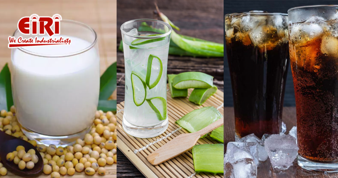 Top 3 Beverages Businesses - Soft Drinks, Soya Milk, and Aloe Vera Juice