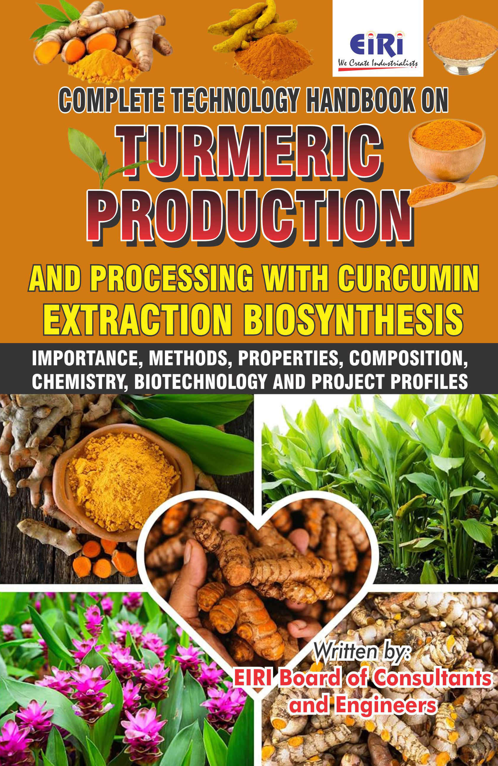 Complete Technology Handbook on Turmeric Production and Processing with  Curcumin Extraction Biosynthesis (Importance, Methods, Properties,  Composition, Chemistry, Biotechnology and Project Profiles)